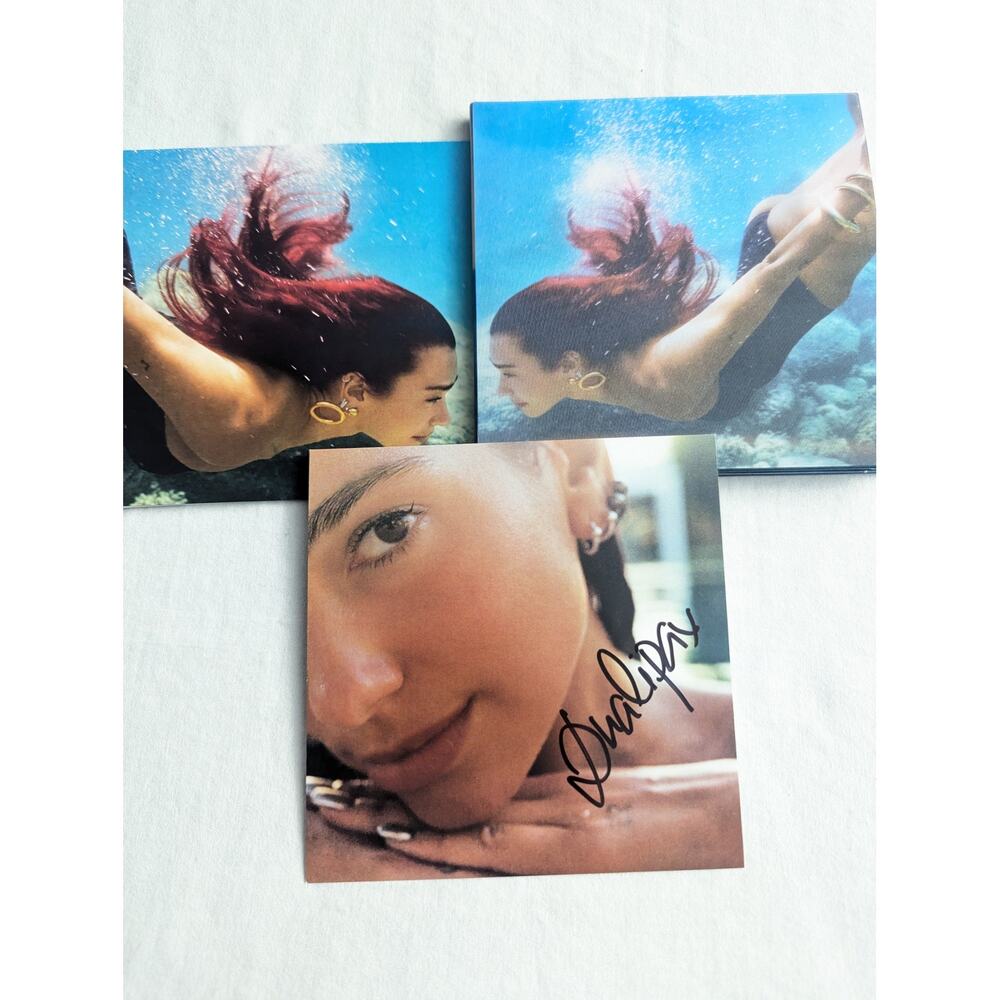 Dua Lipa Hand Signed Insert Radical Optimism Lenticular CD New